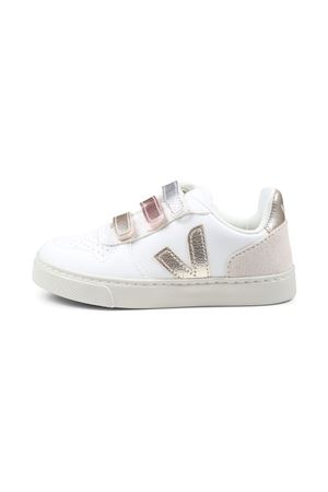 sneakers in pelle bianco VEJA KIDS | CV0520647CMULTICO